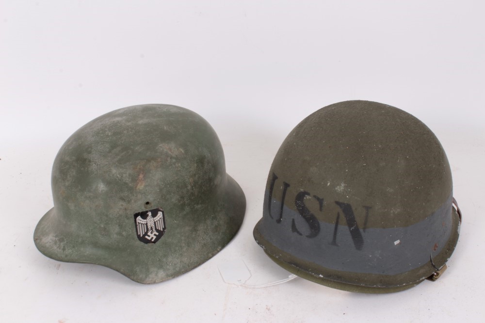 US M1 1944 Muster Leder Kinnriemen American WW2 Reproduktion Helm Economy 