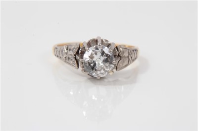 Lot 3291 - Diamond single stone ring