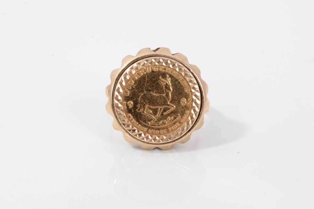 Diamond Ring With 1854 Liberty Head Coin 14kt Gold 13g | eBay