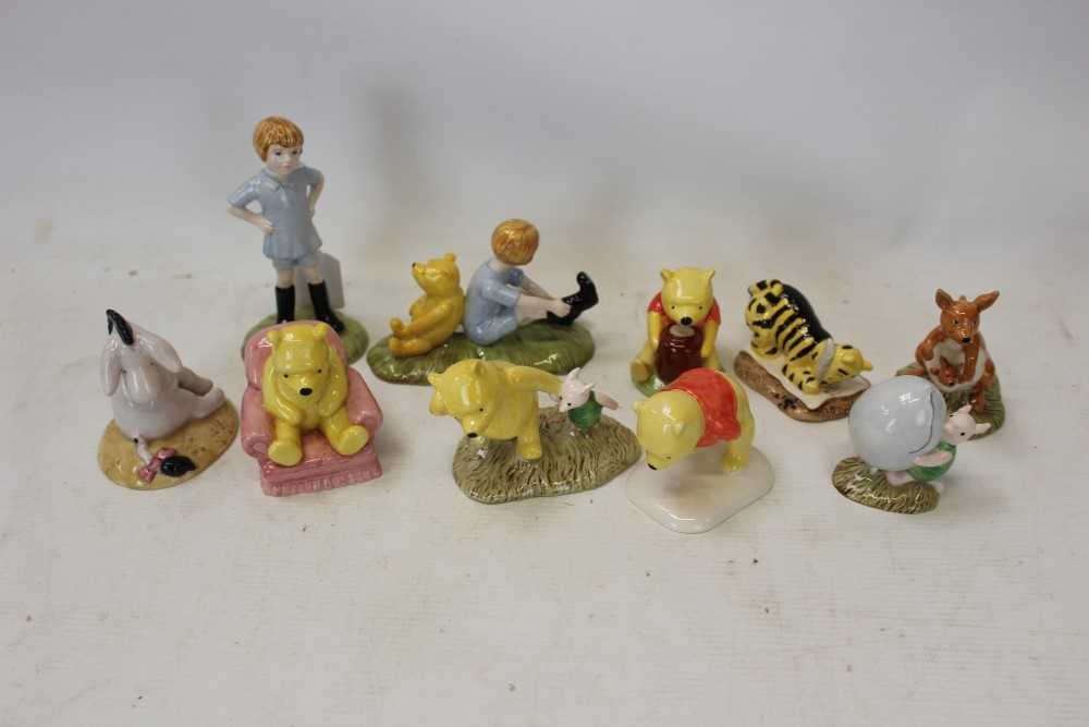 Lot 2122 - Collection of ten Royal Doulton Winnie-the-Pooh figures, all boxed