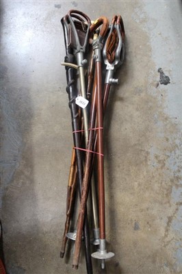 Lot 3633 - Walking sticks and shooting sticks