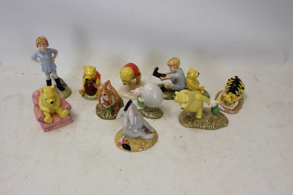 Lot 2124 - Collection of ten Royal Doulton Winnie-the-Pooh figures