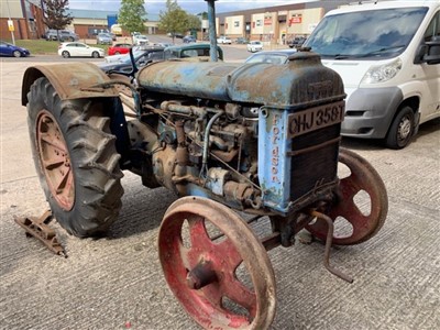 Lot 2955 - Fordson Model N Tractor, unused for many years and requiring total restoration, this tractor appears to be complete and would make an interesting project.