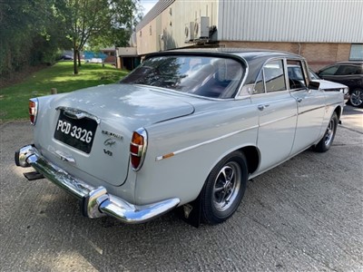 Lot 2951 - 1969 Rover P5B Coupe Automatic, finished in Silver Birch, with a Burnt Ash roof and a Mulberry leather interior. With an older restoration that included replacement wings, sills and new carpets. 3...