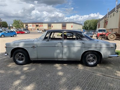 Lot 2951 - 1969 Rover P5B Coupe Automatic, finished in Silver Birch, with a Burnt Ash roof and a Mulberry leather interior. With an older restoration that included replacement wings, sills and new carpets. 3...