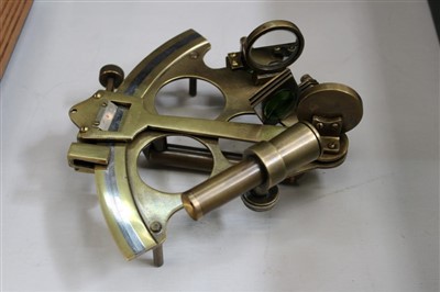 Lot 3718 - Stanley brass octant