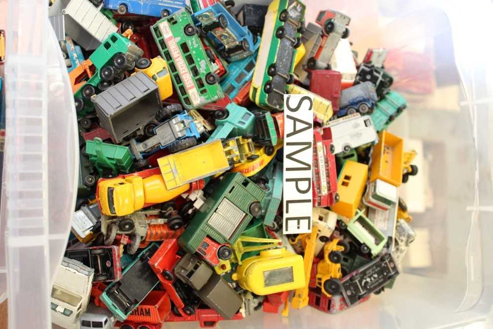 Lot 2828 - Diecast - selection of earlier models including Lonestar Impy, Matchbox 1-75 series, Dinky and Corgi models (two boxes)