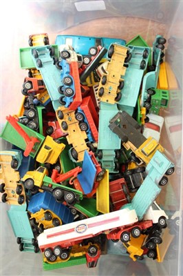 Lot 2828 - Diecast - selection of earlier models including Lonestar Impy, Matchbox 1-75 series, Dinky and Corgi models (two boxes)