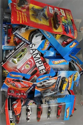 Lot 2834 - Diecast - mainly Hot Wheels blister packs and others (four boxes)