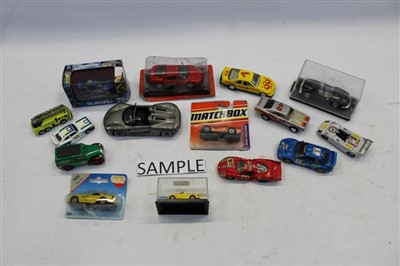 Lot 2840 - Diecast - mainly unboxed selection of larger scale models of various manufacturers (five boxes)