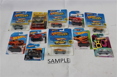 Lot 2841 - Diecast - quantity of mainly Hot Wheels blister packs (six boxes)