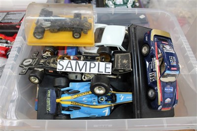 Lot 2845 - Diecast - quantity of larger scale models of various manufactures to include Burago, Maisto etc. (Four boxes)