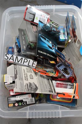 Lot 2846 - Diecast - selection of mainly boxed blister packs and various others (four boxes)