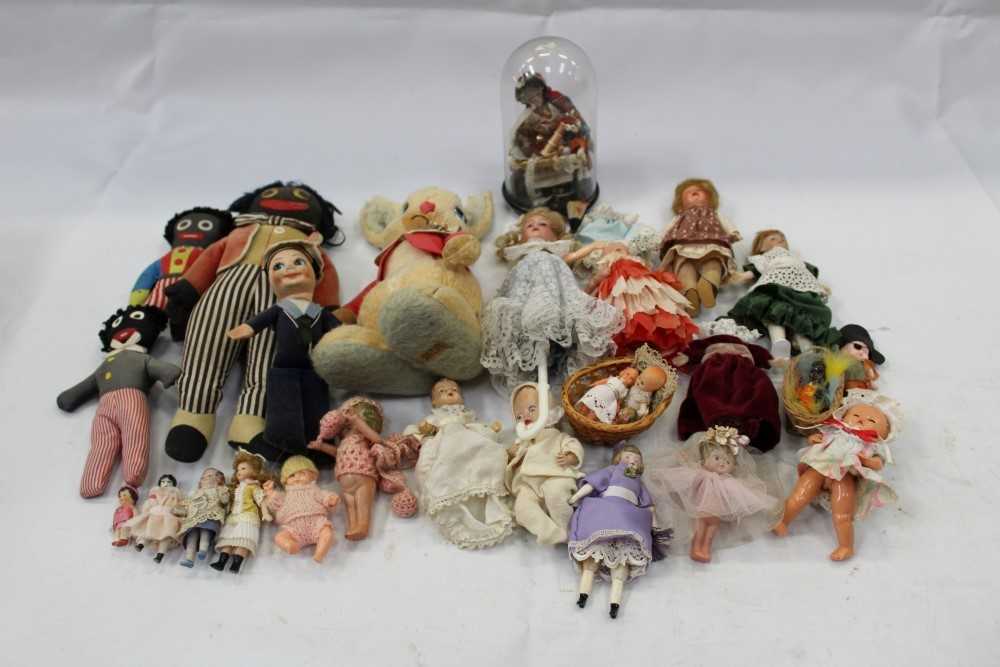 Merrythought Rabbit Lot 2852 - Selection of dolls and soft toys, including