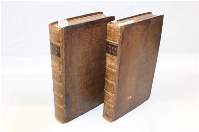 Lot 2524 - Books Morant's History and Antiquities of The County of Essex 1768 (two vols).