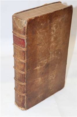 Lot 2526 - Book A New and Complete History of England , by Temple Sydney, 1772, leather bound.