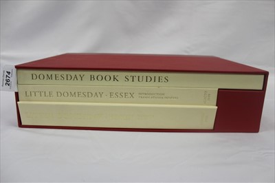 Lot 2502 - Book The Little Domesday - Essex Replica limited edition from edition of 1000 Alecto 2000. In presentation slip case.