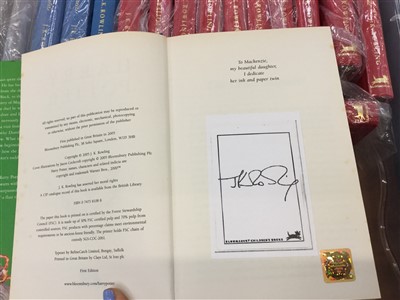 Lot 2394 - Books: Signed by J. K. Rowling