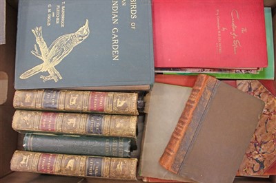 Lot 2492 - Books: One box - Bingley Animal Biography - three volumes and various natural history