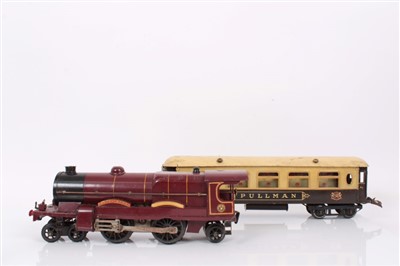 Lot 2815 - Railway - Hornby 0 gauge 4-4-2 Royal Scot Locomotive (3-rail), plus a Pullman tinplate carriage