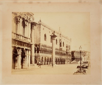 Lot 903 - Six 19th century souvenir photographs of Venice