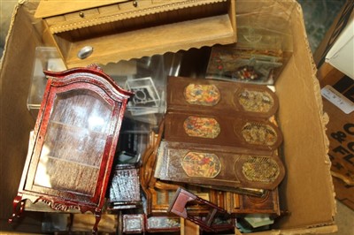 Lot 2874 - Dolls House furniture, large quantity ,various periods, some still in original packaging.