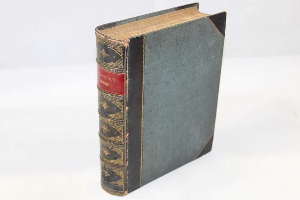 Lot 2541 - Book - The Complete Works of William Hogarth, with an introduction by James Hannay, in half calf binding