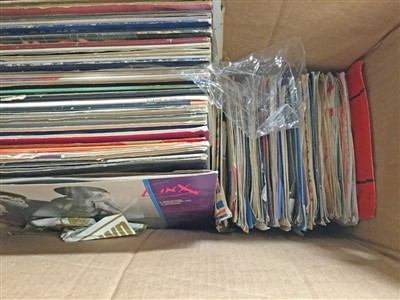 Lot 3851 - LP and single records mostly rock and pop.