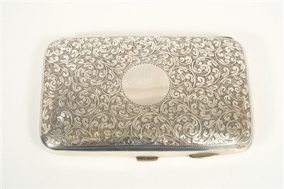 Lot 240 - Silver cigar case