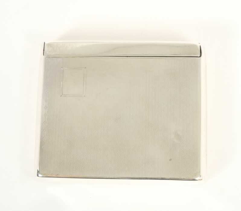 Lot 244 - Silver cigarette case