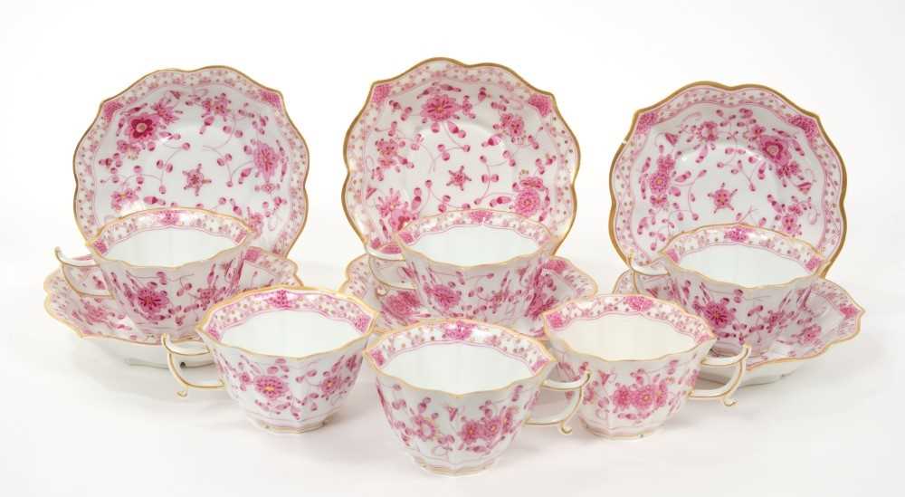 Lot 6 - Six Meissen cups and saucers