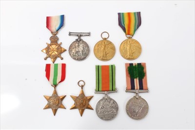 Lot 504 - Group of First and Second World War Campaign Medals