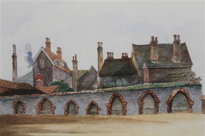 Lot 105 - Elizabeth Cotton (1819-1892) pair of Ipswich school watercolours
