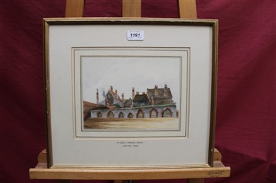 Lot 105 - Elizabeth Cotton (1819-1892) pair of Ipswich school watercolours