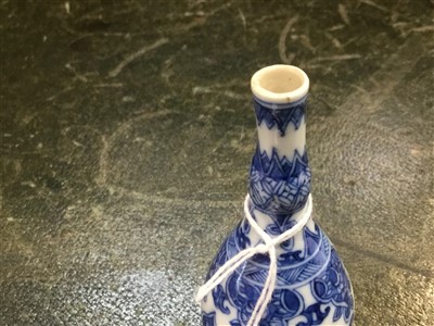 Lot 20 - 18th century Chinese miniature vase