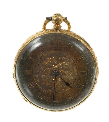 Lot 619 - 19th century Swiss pocket watch