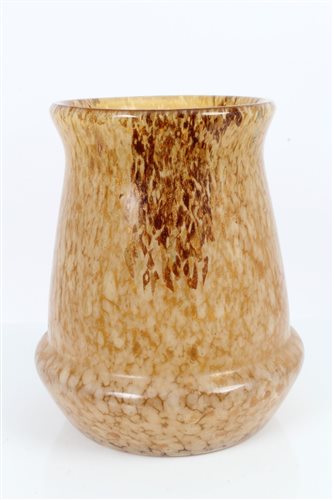 Lot 2043 - Scottish art glass vase with aventurine fleck...