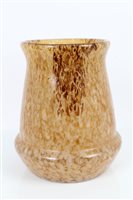 Lot 2043 - Scottish art glass vase with aventurine fleck...