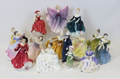 Lot 2014 - Fifteen Royal Doulton figurines