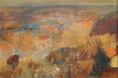 Lot 1083 - Hugh Cronyn (1903-1996) oil on canvas, landscape