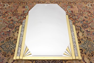 Lot 1308 - Art Deco wall mirror