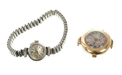 Lot 604 - Rolex Ladies watch in Dennison 9ct gold case and Omega Deville watch