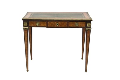 Lot 1329 - 19th century French kingwood desk