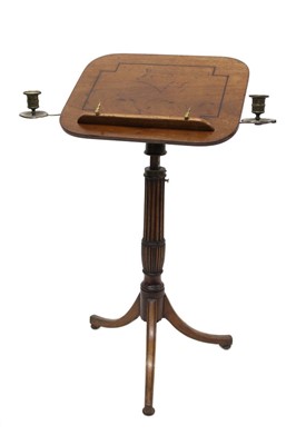 Lot 1328 - Regency mahogany reading stand