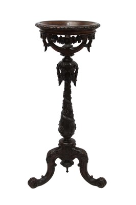 Lot 1373 - 19th century colonial jardinière stand