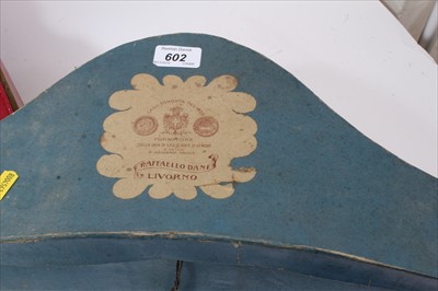 Lot 602 - Fine Italian Navy Officer's Bicorn hat, with bullion thread decoration and silk lined interior, bearing markers name for R. Dani, Livorno, together with a pair