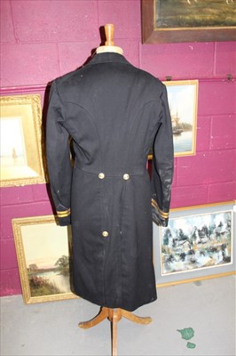 Lot 602 - Fine Italian Navy Officer's Bicorn hat, with bullion thread decoration and silk lined interior, bearing markers name for R. Dani, Livorno, together with a pair