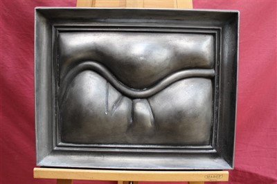 Lot 1107 - Ted Atkinson aluminium relief sculpture, cast from a fibreglass mould, circa 1980, prov: Reeman Dansie Estate Sale