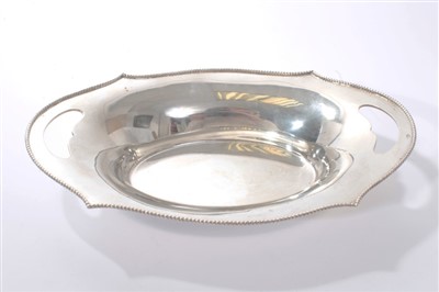 Lot 291 - Continental silver bread/fruit bowl