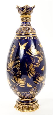 Lot 27 - Large Royal Crown Derby vase, circa 1915